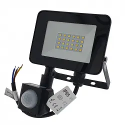 Bricoled 14111 Proyector LED con Sensor de Movimiento 20W Blanco Frío