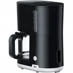 Cafetera de goteo - Braun KF1100BK, Potencia 1000 W, 15 Tazas, Apagado automático, Negro