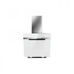 Campana Elica Prf0124236 Majestic 90cm Pared Acero Inox+cristal Blanco