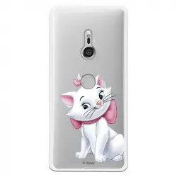Funda Oficial Disney Marie Silueta Transparente Para Sony Xperia Xz3 - Los Aristogatos