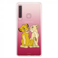 Funda Oficial Disney Simba Y Nala Transparente Para Samsung Galaxy A9 2018 - El Rey León