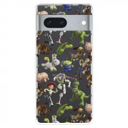 Funda Para Google Pixel 7 5g Oficial De Disney Muñecos Toy Story Siluetas - Toy Story