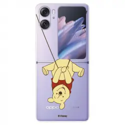Funda Para Oppo Find N2 Flip Oficial De Disney Winnie Columpio - Winnie The Pooh