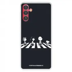 Funda Para Samsung Galaxy A13 5g Oficial De Peanuts Personajes Beatles - Snoopy