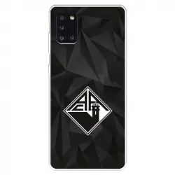 Funda Para Samsung Galaxy A31 Del Académica De Coimbra Escudo Fondo Negro - Licencia Oficial Académica De Coimbra