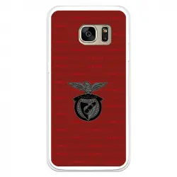 Funda Para Samsung Galaxy S7 Del Escudo Fondo Granate - Licencia Oficial Benfica