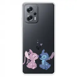 Funda Para Xiaomi Poco X4 Gt Oficial De Disney Angel & Stitch Beso - Lilo & Stitch