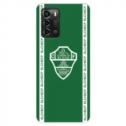 Funda Para Zte Blade A72 Del Elche Cf Escudo Fondo Verde - Licencia Oficial Elche Cf