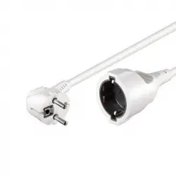 Goobay Cable de Alimentación Alargador Schuko 5m Blanco