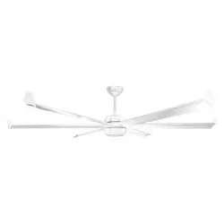 Klassfan Bigcool White Ventilador de Techo DC WiFi con Luz LED y Mando 100W 236cm