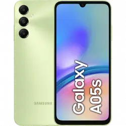Móvil - Samsung Galaxy A05s, Light Green, 64GB, 4GB RAM, 6.7", Qualcomm Snapdragon 680, 5000mAh, Android 14