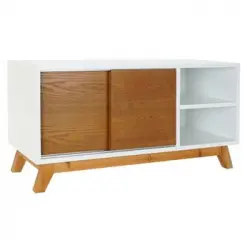 Mueble De Tv Dkd Home Decor Blanco Mdf (100 X 50 X 40 Cm)