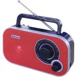 Roadstar TRA-2235 Radio Analógica FM Roja