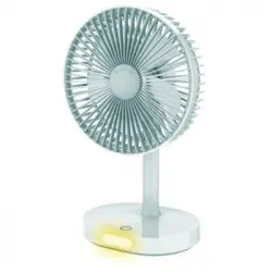 Ventilador Portátil Con Lámpara Y Batería