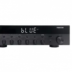 Amplificador HiFi - Fonestar AS-6060, Bluetooth, 60Wx2 RMS, 350W, Mando a distancia, Negro