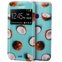 Cool Funda Flip Cover Dibujos Cocos para Huawei Y6p