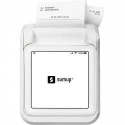 Datáfono - Sumup SUM-80062000, Entrada PIN, NFC, USB-C, Pantalla táctil, Blanco