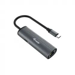 Equip Adaptador USB-C a RJ45 Gigabit Wake on LAN 100W Negro