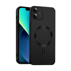Funda 4-ok Metal MagSafe Negro para iPhone 11