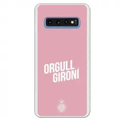 Funda Oficial Girona Fc Orgull Gironi Rosa Para Samsung Galaxy S10 Plus