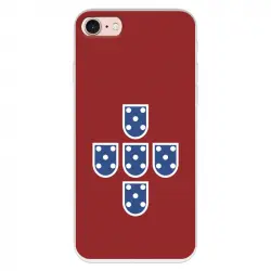 Funda Para Iphone Se Del Federación Portuguesa De Fútbol Escudo Fondo Rojo - Licencia Oficial Federación Portuguesa De