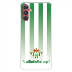 Funda Para Samsung Galaxy A13 5g Del Betis Fondo Rayas Verdiblancas - Licencia Oficial Real Betis Balompié