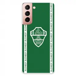 Funda Para Samsung Galaxy S21 Licencia Oficial Elche Cf Escudo Fondo Verde