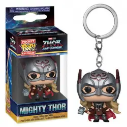 Funko Pop Marvel Pocket Thor Love and Thunder Mighty Llavero Thor