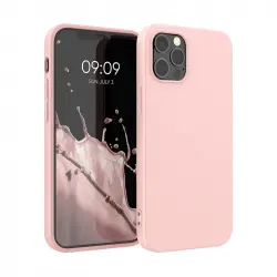 Icoveri Funda de Silicona Rosa Compatible con iPhone 12 Pro Max