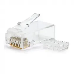 Lapara LA-4010225 Conector Macho RJ45 Cat 6 UTP con Guía 100 Unidades