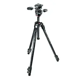 Manfrotto - Kit Trípode 290 Xtra Carbon con rótula 3 way - Fibra carbono