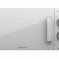Microondas - Cecotec Proclean 3120, Con grill, 700 W, 20 L, 6 potencias, Descongela, Blanco