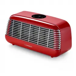 Thomson THSFC25DR Fifty Calefactor Cerámico Digital Vintage 1500W Rojo