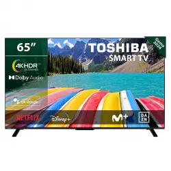 Toshiba - TV LED 164 cm (65') Toshiba 65UV2363DG, 4K UHD, HDR10 y Micro Dimming, Smart TV, Sonido Dolby Audio.