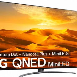 TV QNED 75" - LG 75QNED916QA, UHD 4K, Procesador Inteligente α7 Gen5 AI Processor Smart TV, DVB-T2 (H.265), Negro