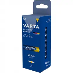 Varta Longlife Pila AA LR06 Pack 40 Unidades