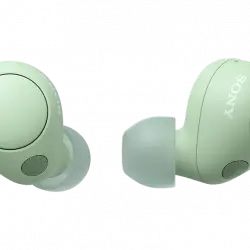 Auriculares True Wireless - Sony WFC700NG, Cancelación de ruido (Noise cancelling), Cómodo y estable, Estuche carga hasta 15h, ANC, Bluetooth, Verde