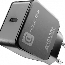 Cargador - CellularLine Charger, 15 W, Universal, Negro