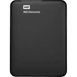 Disco duro externo 4 TB - WD Elements, Portátil, USB 3.0, 2.5", Con Formato NTFS para Windows, Negro
