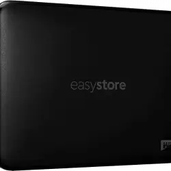 Disco duro externo 5 TB - WD Easystore, Portátil, HDD, USB 3.2 Gen 1, Software de Copia Seguridad, Para Windows y Mac, Negro