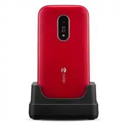 Doro 6820 Teléfono para Mayores Rojo/Blanco Libre
