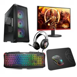 Epical-Q Pack GPlus20 Intel Core i5-11400F/16GB/1TB + 1TB SSD/RTX 3050 + Monitor 24" FullHD 144Hz + Combo Gaming