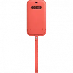 Funda - Apple MagSafe integral, De piel, Para iPhone 12 Pro Max, Pomelo rosa