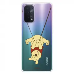 Funda para Oppo A74 5G Oficial de Disney Winnie Columpio - Winnie The Pooh
