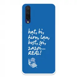 Funda Para Xiaomi Mi 9 Lite Del Real Sociedad De Fútbol Real Grito Aficion - Licencia Oficial Real Sociedad De Fútbol