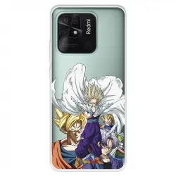 Funda para Xiaomi Redmi 10C Oficial de Dragon Ball Guerreros Saiyans
