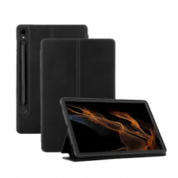 Funda tablet - Mobilis 068008, Compatible con Galaxy Tab S9, Tablets de 11'', Tipo libro, Negro