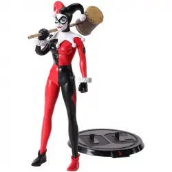 Noble Collection DC Comics Figura Flexible Harley Quinn Jester 16cm