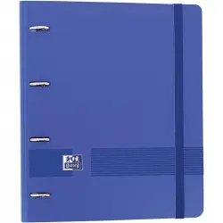 Oxford Live & Go EuropeanBinder Archivador con Recambio A4+ Azul Marino