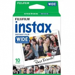 Película fotográfica - Fujifilm Instax Wide Film, 10 hojas